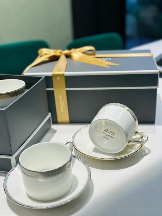 【结婚礼物】WEDGWOOD Vera Wang金色蕾丝骨瓷对杯碟 商品图1