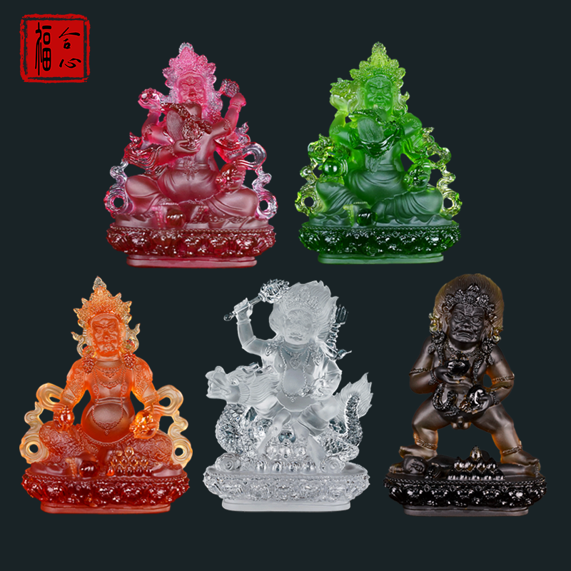 【梧千老师推荐】古法琉璃五路财神