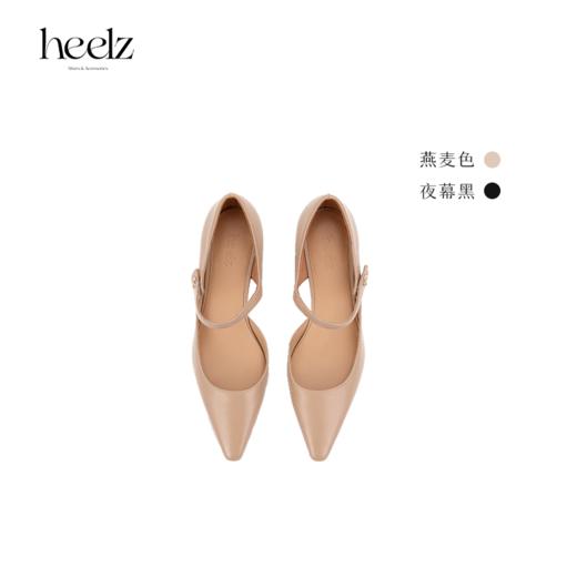 heelz设计师手工鞋履 ｜H兰花扣油蜡皮玛丽珍4.5公分 商品图2