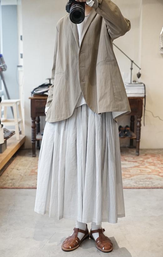 (5折) apuntob 前摆圆弧收边V领夹克外套 商品图4