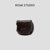 ROMI STUDIO“复古优雅”羊京绒拼头层牛皮单肩马鞍包 RW24LP30417【发货时效25天】 商品缩略图2