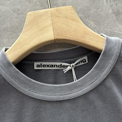 点此购买 大王春夏季男女款纯棉圆领水洗做旧成衣染色短袖T恤 md 309483 商品图7