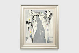 吴冠中|《水巷》——综合版（油画）