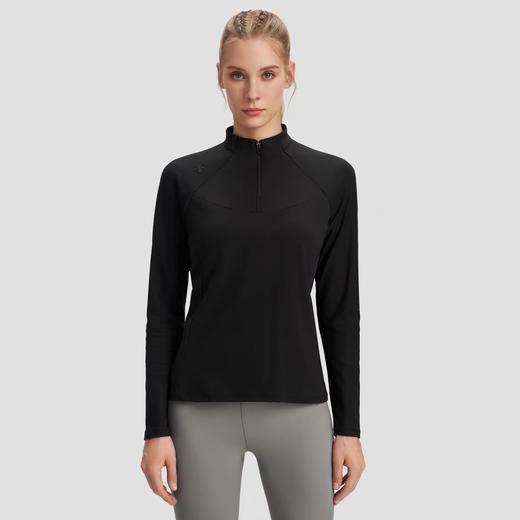 点此购买 迪桑特训练运动女士半拉链长袖针织衫 qk 309371 商品图6