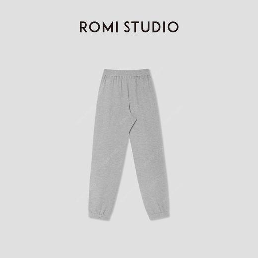 ROMI STUDIO“都市休闲”100%棉双面肌理宽松窄脚休闲裤RW24WX41144 商品图1