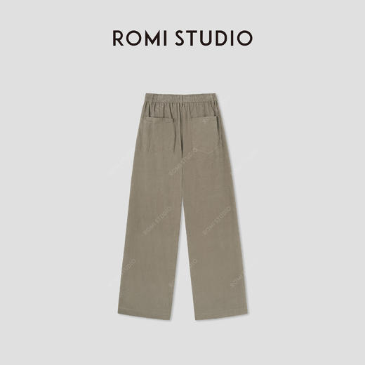 ROMI STUDIO“松弛复古”100棉灯芯绒雾感宽松直筒休闲裤RWCSXM1698 商品图1
