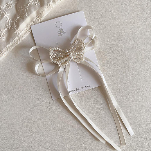 蝴蝶 飘带发夹 商品图0
