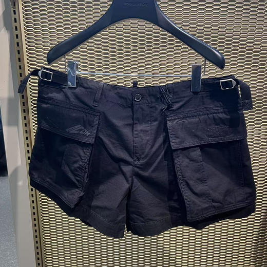 DSQUARED2 女士徽标印花棉质休闲短裤 黑色 S80MU0032 D35224 900 商品图0