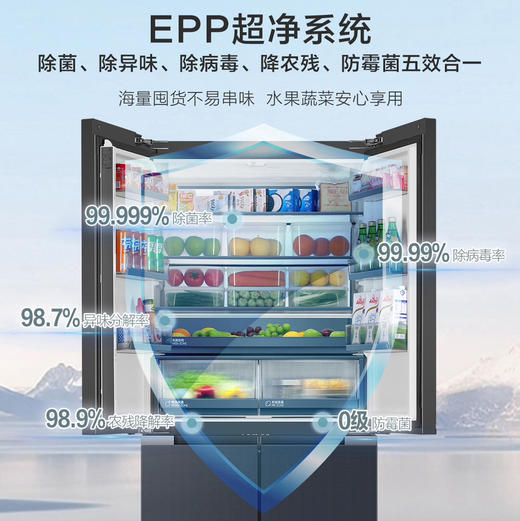 海尔（Haier）冰箱 BCD-521WLHTD2BGWU1 商品图5