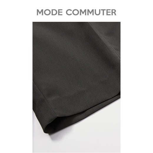 MC |MODE COMMUTER夏季直筒梭织短裤通勤简约休闲男裤MCE122019E 商品图4