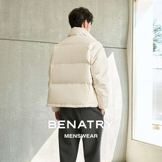 贝纳川男士立领保暖面包服鹅绒羽绒服ECP405017097 商品图2