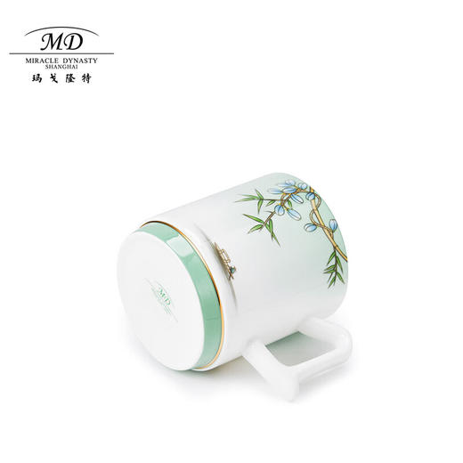 【6F】玛戈隆特【乔迁礼】西湖盛宴茶杯对杯带把手马克杯家用办公室杯子 西湖盛宴对杯 300ml 2只 2件 商品图3