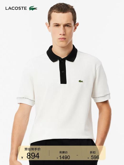 鱼仔 2025新款撞色领短袖POLO衫 Z-15023 商品图0