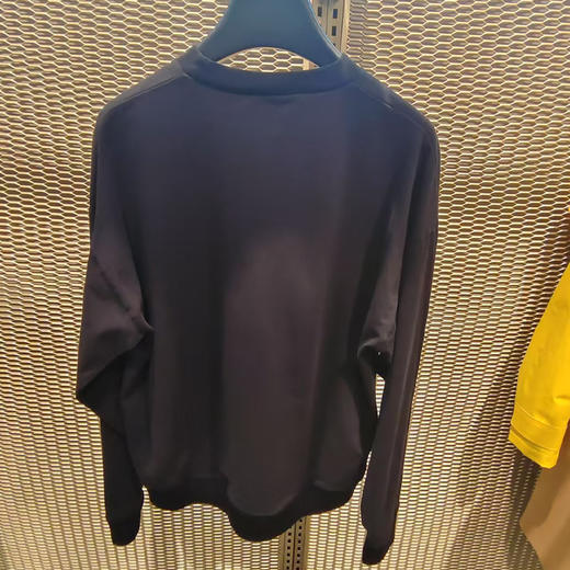 DSQUARED2 男士徽标印花棉质圆领长袖T恤 黑色 S74GD1416 S24658 900 商品图1