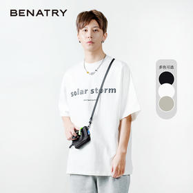 贝纳川立体胶印设计男士短袖T恤ECP114004