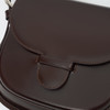 ROMI STUDIO“复古优雅”羊京绒拼头层牛皮单肩马鞍包 RW24LP30417【发货时效25天】 商品缩略图3