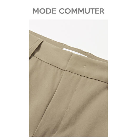 MC |MODE COMMUTER夏季锥形小脚梭织简约通勤男裤休闲MCE102027D 商品图2