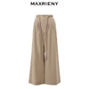 MAXRIENY精致复古宽松阔腿裤随性腰头抽绳设计2024夏季新款休闲裤(货号:MS85PA027) 商品缩略图4