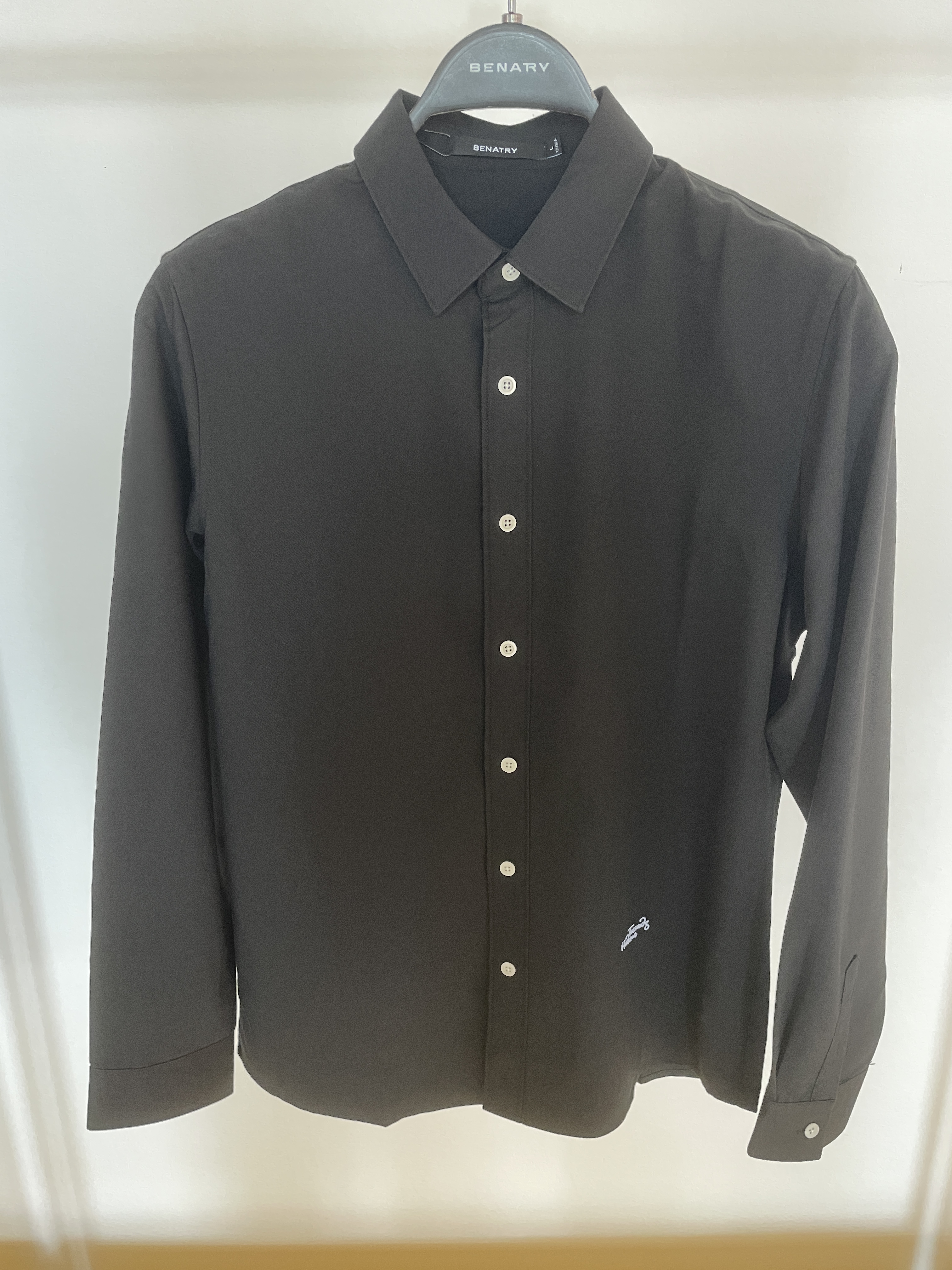 贝纳川男士商务长袖衬衫ECP311001