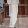 【预售】黄阿福｜米白色柔软斜纹羊毛小脚裤 商品缩略图2