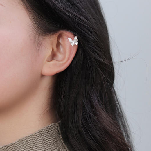 听蝶 纯银蝴蝶耳骨夹 商品图1