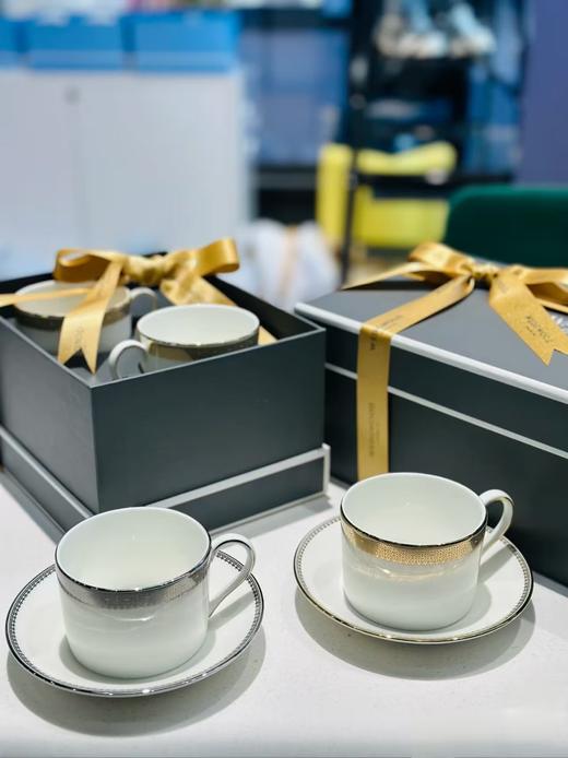 【结婚礼物】WEDGWOOD Vera Wang金色蕾丝骨瓷对杯碟 商品图0