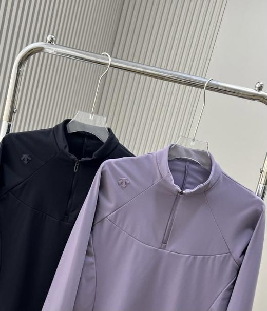 点此购买 迪桑特训练运动女士半拉链长袖针织衫 qk 309371 商品图10