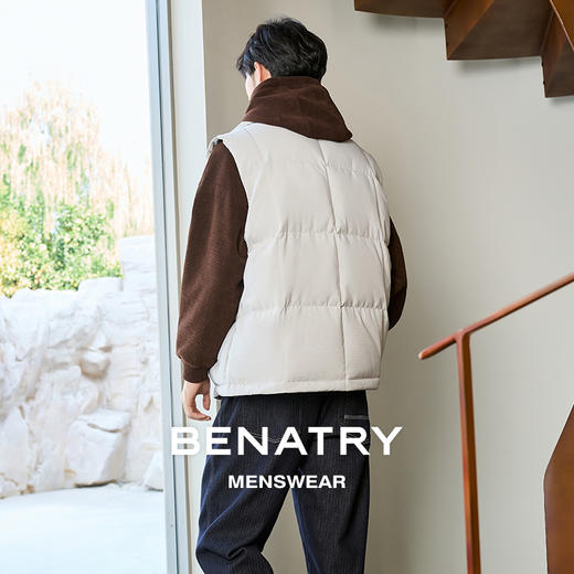 贝纳川休闲立领羽绒马甲ECP410001 商品图2