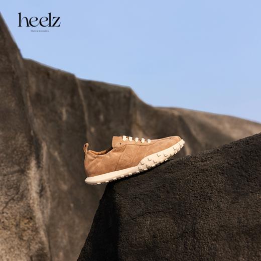 heelz设计师手工鞋履 ｜羊翻毛H时装运动鞋3.5公分 商品图0