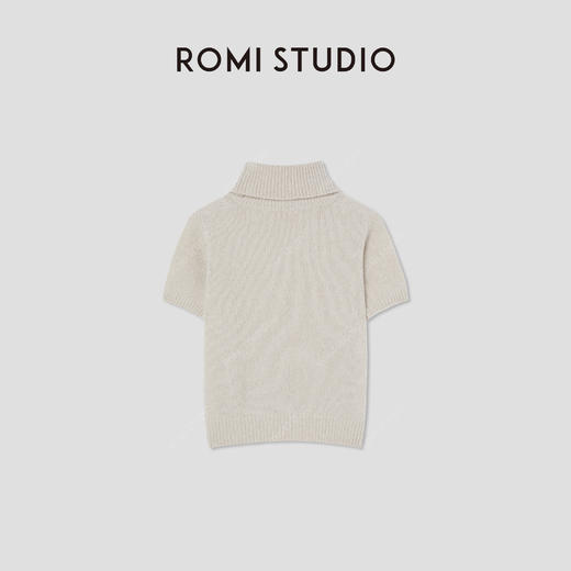 ROMI STUDIO“经典优雅”莱赛尔绵羊毛羊驼毛混纺毛衫 RW24LSY1175 商品图1