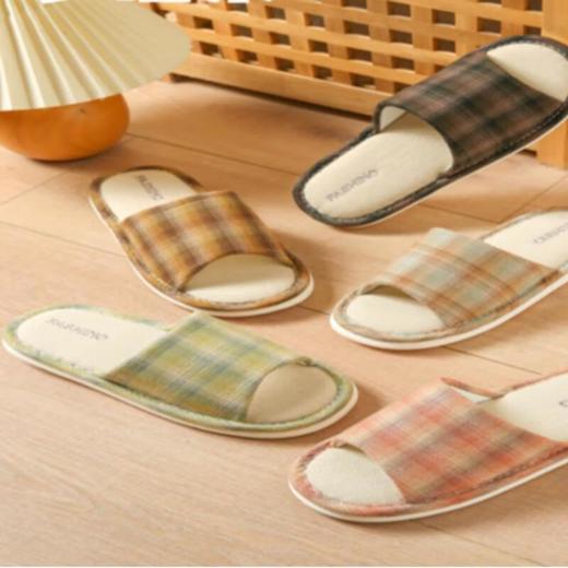 媚丽阳光格子开口拖1双 商品图0