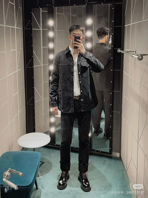 GUCCI 单宁刺绣牛仔外套 商品图3