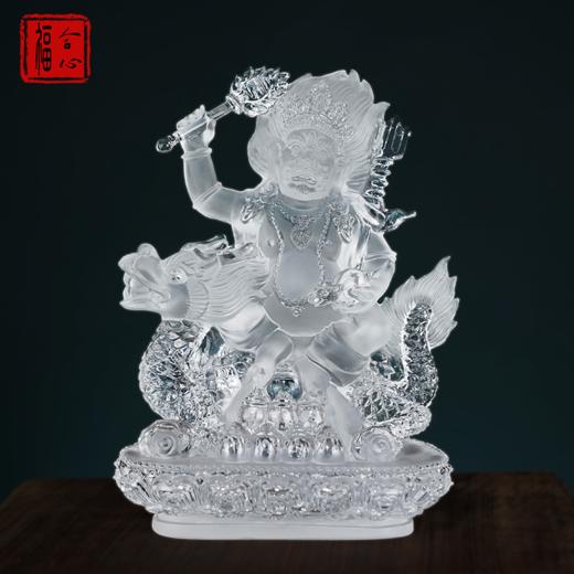 【梧千老师推荐】古法琉璃五路财神 商品图4