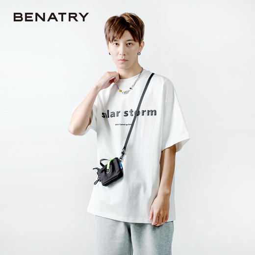 贝纳川立体胶印设计男士短袖T恤ECP114004 商品图3