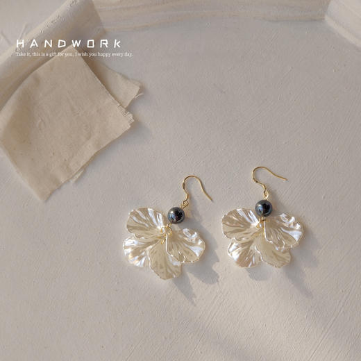 925银针叶子耳环 商品图0