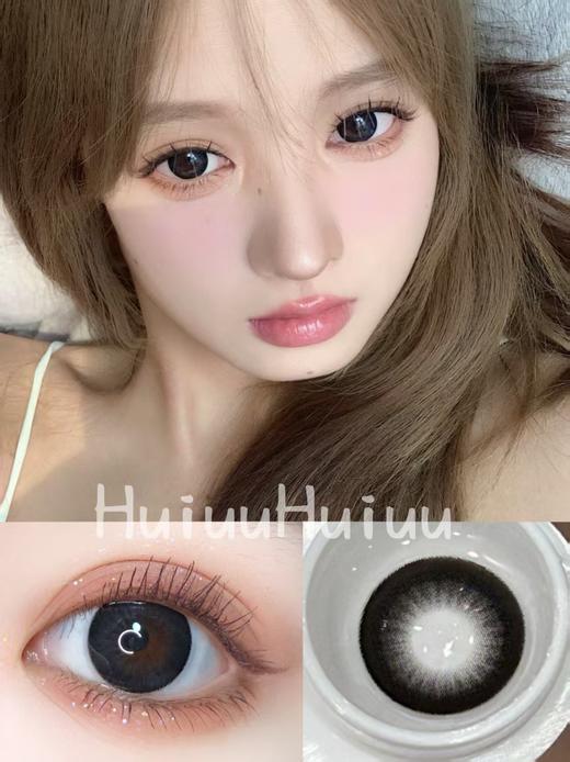 【半年抛大直径】WOOLILENS-特大黑-14.5mm【半年抛 0-800度 无525/575】 商品图0