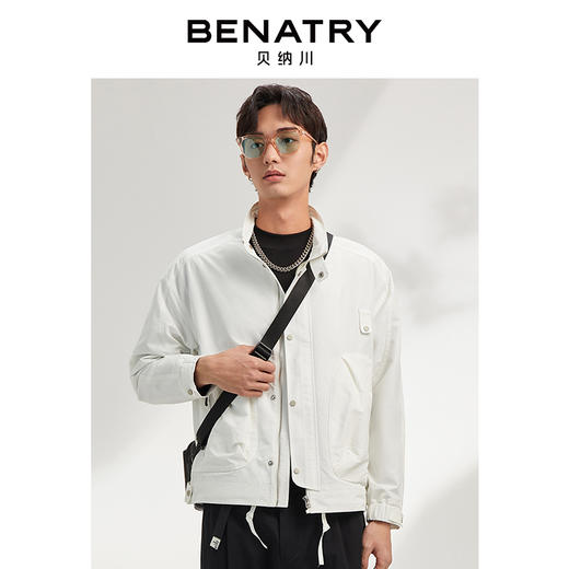 贝纳川休闲时尚男士长袖夹克外套ECK100004401 商品图0