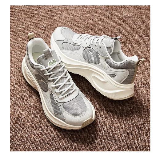 【41断码】安踏寻影丨厚底黑色休闲鞋男新款潮流运动鞋子112448813【库存有限，如无货将做退款，介意慎拍！】 商品图1