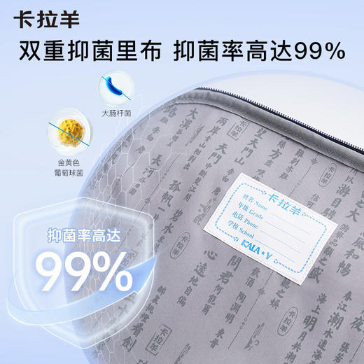 【云朵3.0轻盈版】卡拉羊小学生1-6年级减负云朵书包心远CX2242+CX2717 商品图7