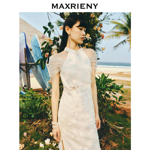 MAXRIENY夏季新款复古国风气质女装连衣裙(货号:MS88DR268) 商品图2