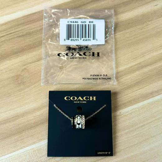 开年新春爆款 2025新春爆款 原单 正品Coach/蔻驰 签名珐琅 Rondell 三环小蛮腰项链 超帅 超百搭 商品图5
