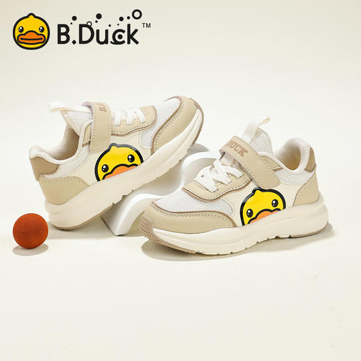 B.Duck小黄鸭童鞋春秋儿童运动鞋24-33 B1686911 商品图1