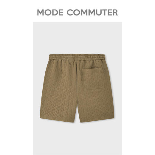 MC |MODE COMMUTER夏季直筒梭织短裤通勤简约休闲男裤MCE122016D 商品图1