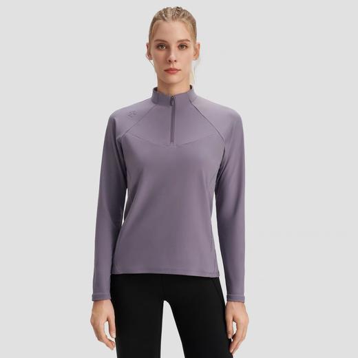 点此购买 迪桑特训练运动女士半拉链长袖针织衫 qk 309371 商品图5