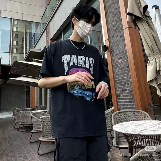 Balenciaga 落日余晖印花短袖 商品图4