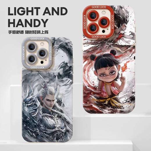 【哪吒苹果手机硅胶壳】适用苹果16手机壳全包镜头iPhone15promax敖光14nuoza13mini新款12魔童闹。ry 商品图4