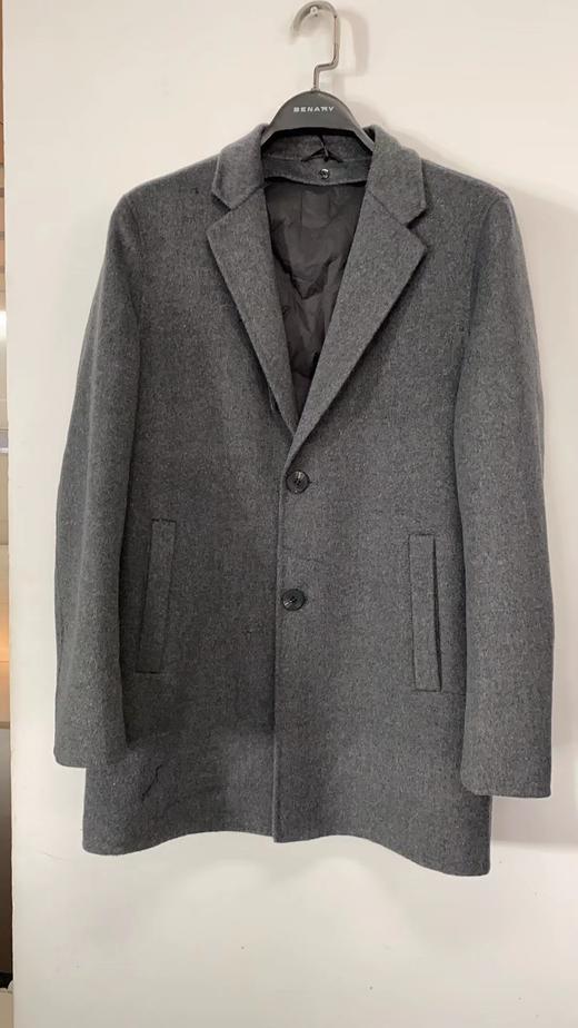 贝纳川经典戗驳领男士羽绒大衣外套ECY428001 商品图0