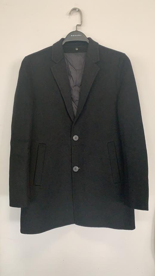 贝纳川经典戗驳领男士羽绒大衣外套ECY428001 商品图1