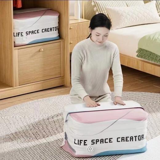 【免抽气！徒手也可快速排气】免抽气真空压缩袋子卧室装衣服棉被整理收纳袋立体加厚按压真空袋。ry 商品图1