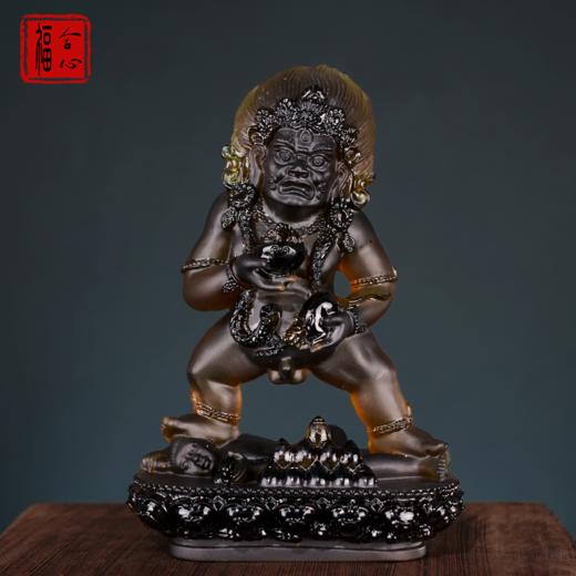 【梧千老师推荐】古法琉璃五路财神 商品图3